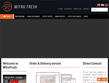 Tablet Screenshot of mitrofresh.com
